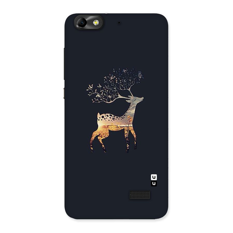 Black Deer Back Case for Honor 4C