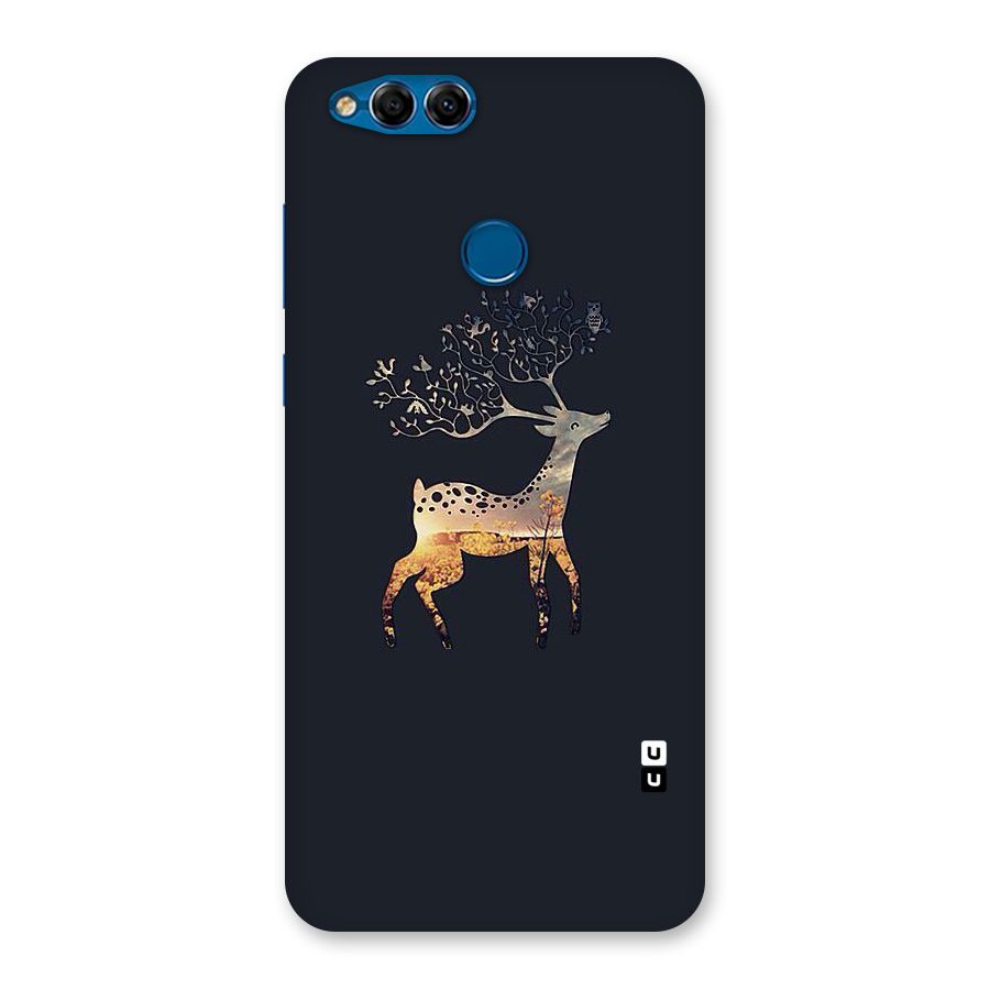 Black Deer Back Case for Honor 7X