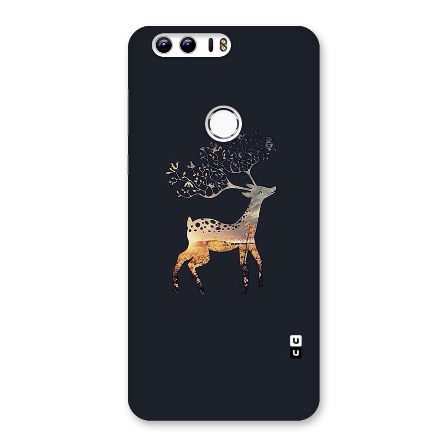 Black Deer Back Case for Honor 8