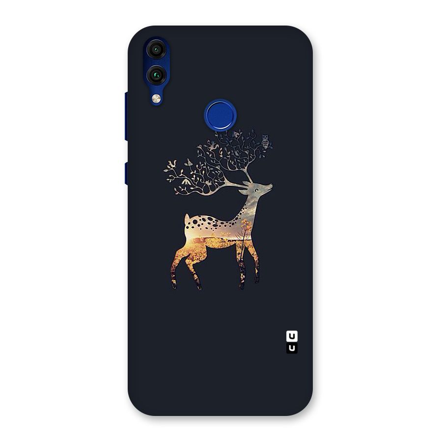 Black Deer Back Case for Honor 8C