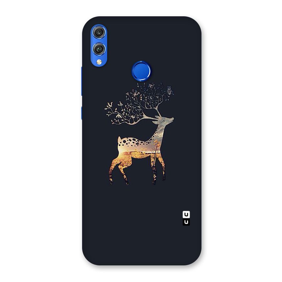 Black Deer Back Case for Honor 8X