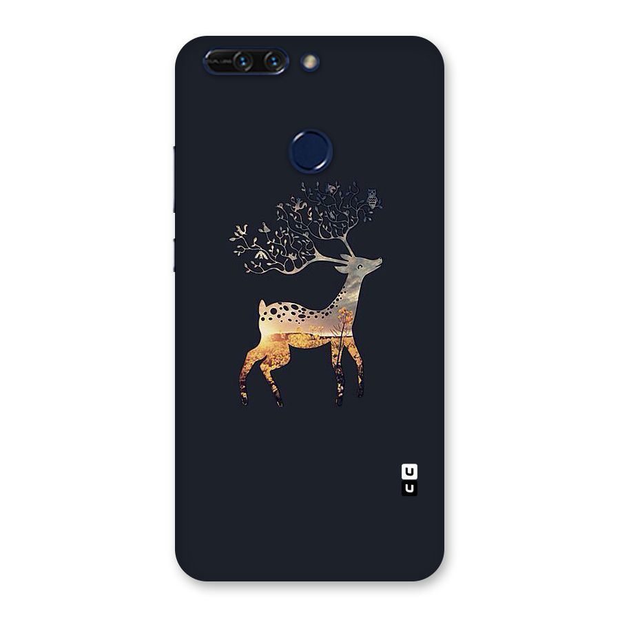 Black Deer Back Case for Honor 8 Pro
