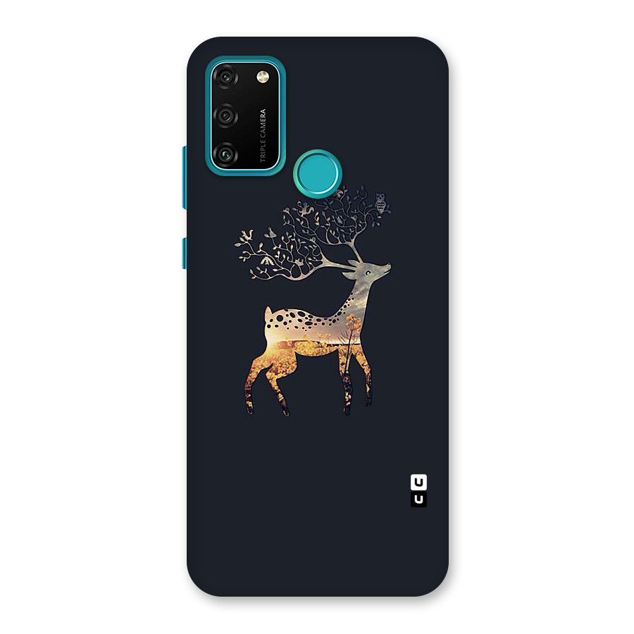 Black Deer Back Case for Honor 9A
