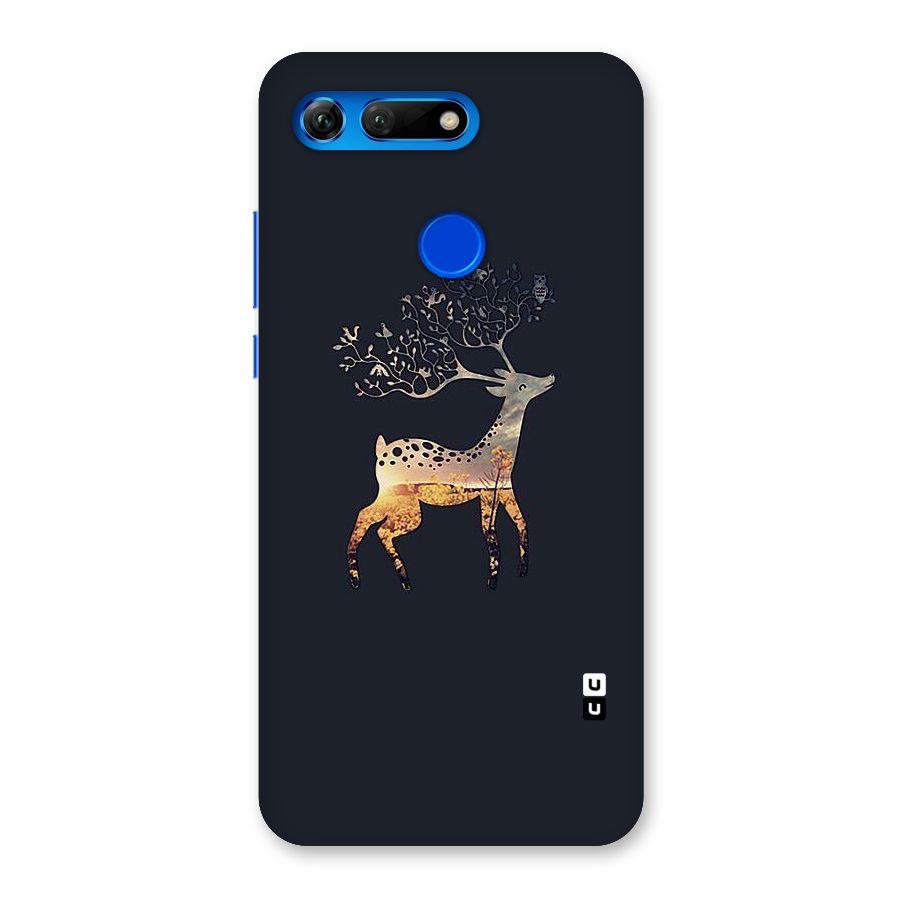 Black Deer Back Case for Honor View 20