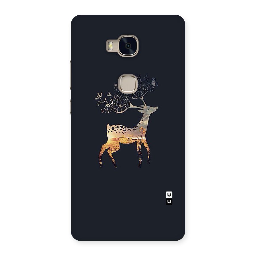 Black Deer Back Case for Huawei Honor 5X
