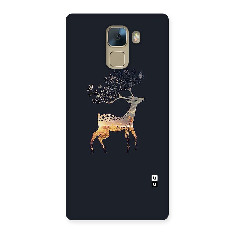 Black Deer Back Case for Huawei Honor 7