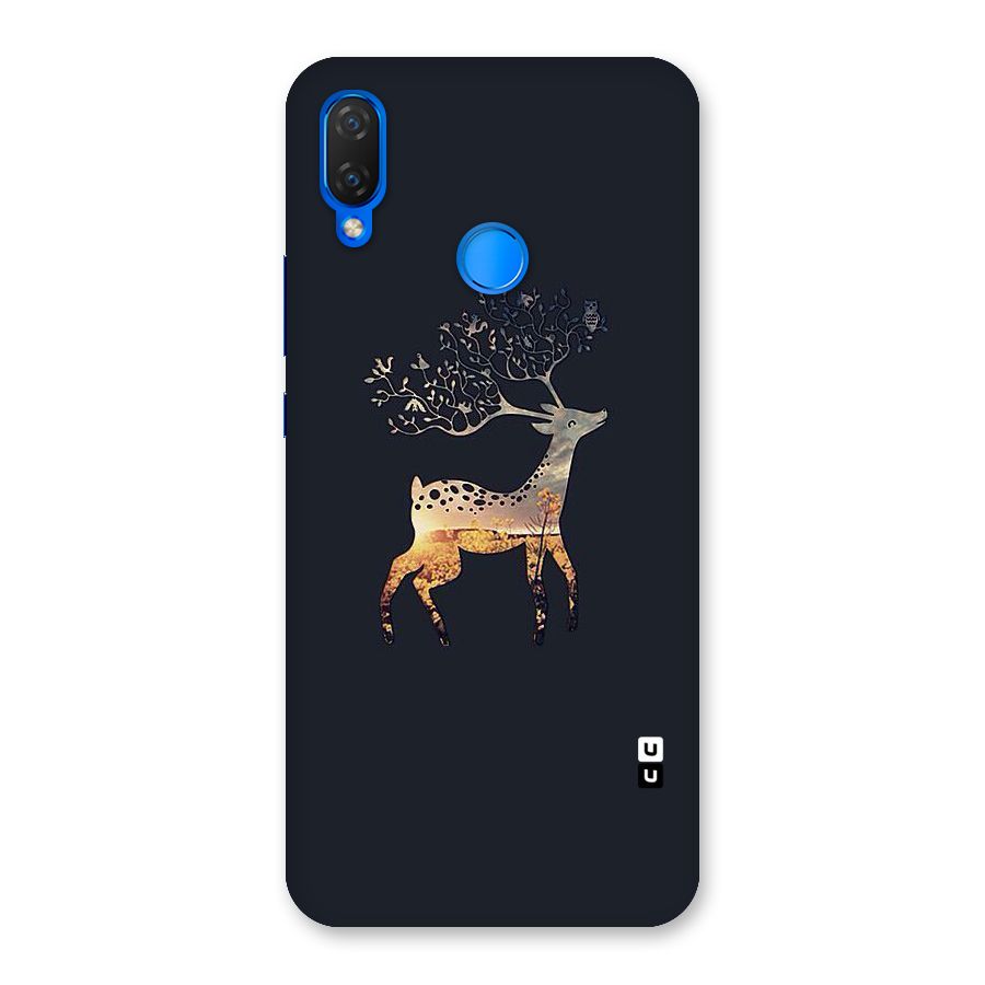 Black Deer Back Case for Huawei P Smart+