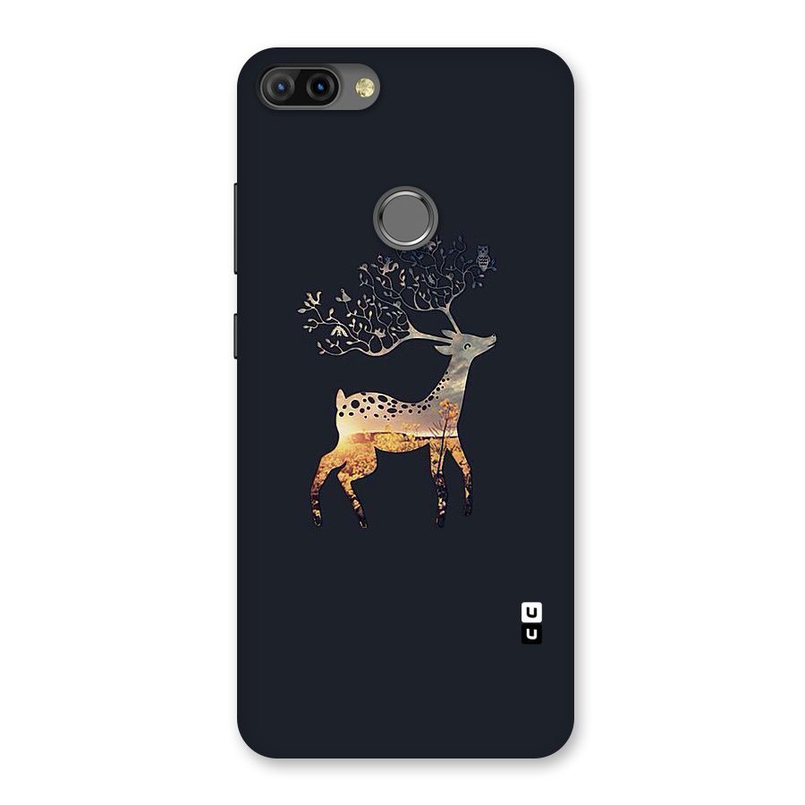 Black Deer Back Case for Infinix Hot 6 Pro