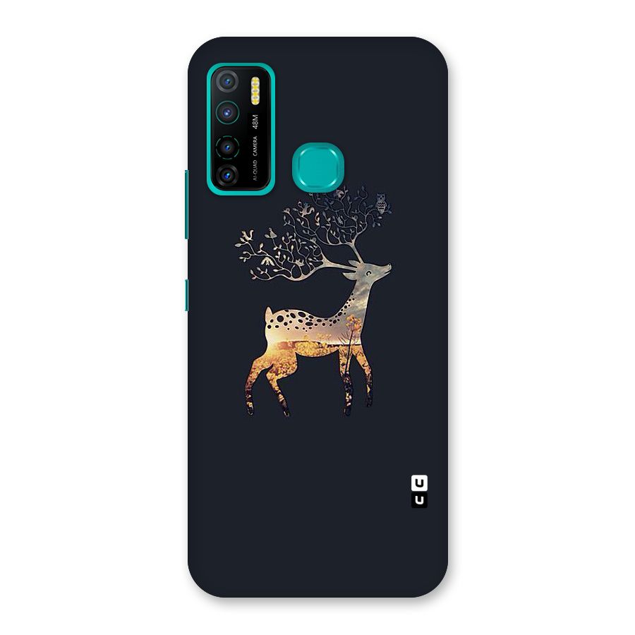 Black Deer Back Case for Infinix Hot 9 Pro
