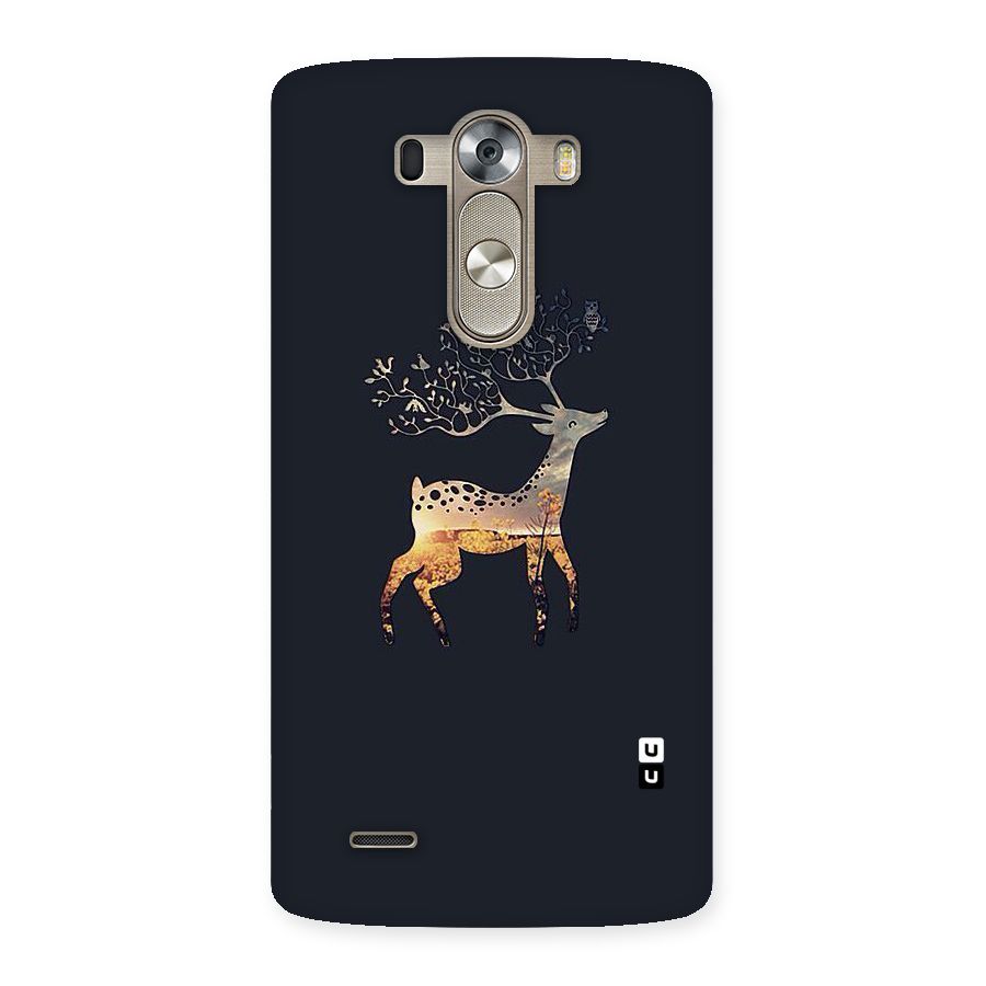 Black Deer Back Case for LG G3