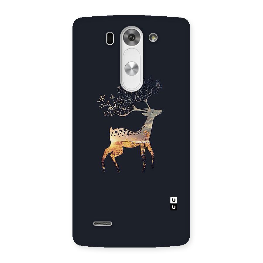 Black Deer Back Case for LG G3 Mini