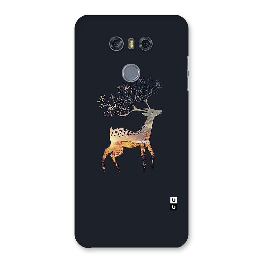 Black Deer Back Case for LG G6