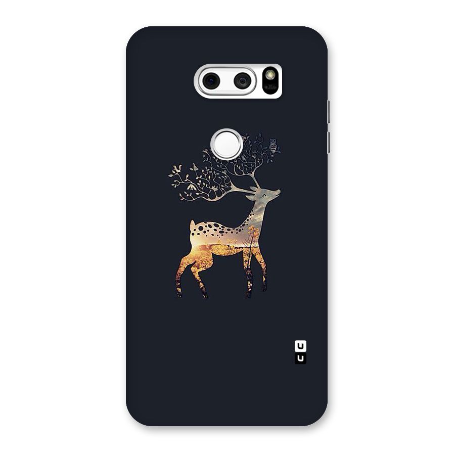 Black Deer Back Case for LG V30