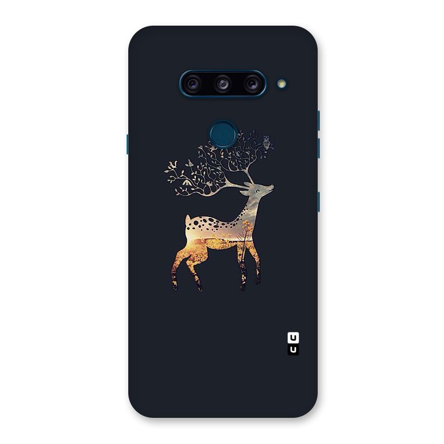 Black Deer Back Case for LG  V40 ThinQ