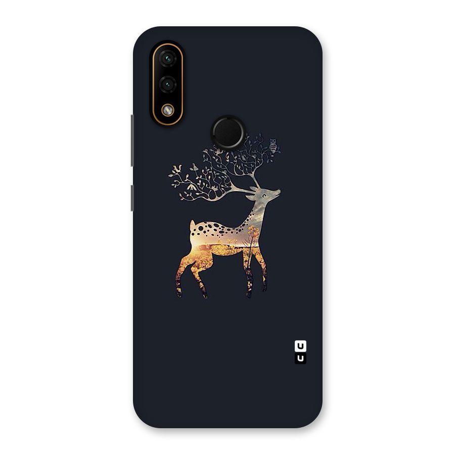 Black Deer Back Case for Lenovo A6 Note