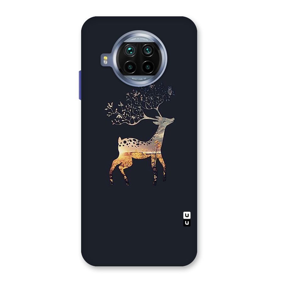 Black Deer Back Case for Mi 10i