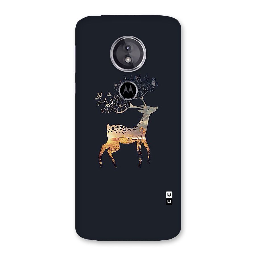 Black Deer Back Case for Moto E5