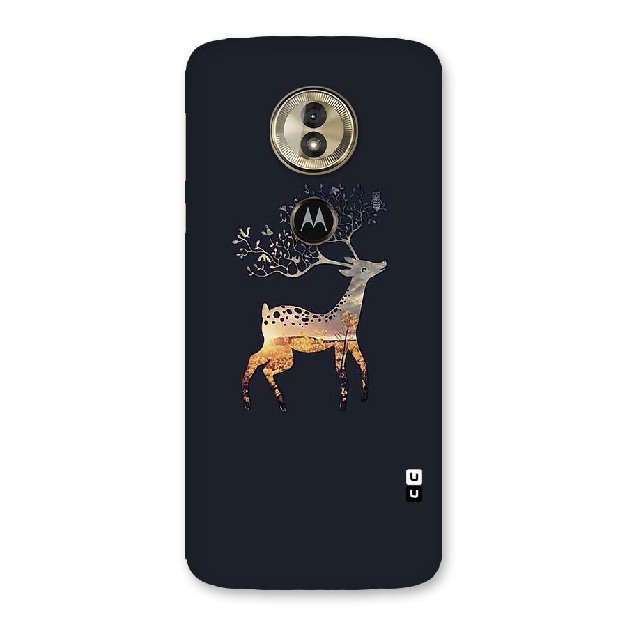 Black Deer Back Case for Moto G6 Play