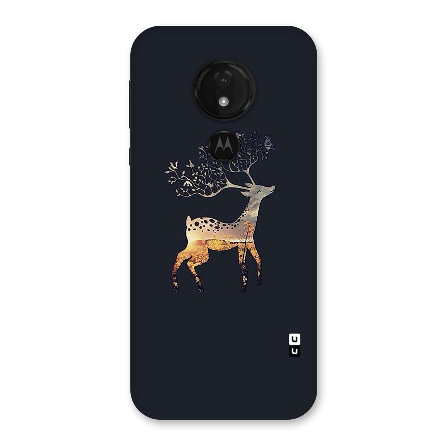 Black Deer Back Case for Moto G7 Power