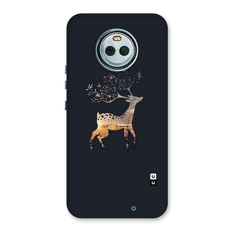 Black Deer Back Case for Moto X4