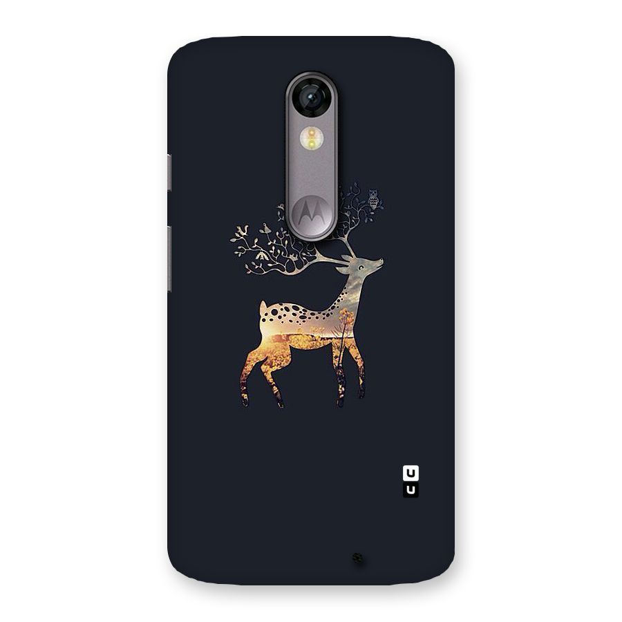 Black Deer Back Case for Moto X Force