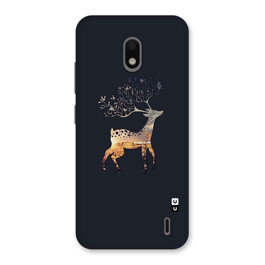 Black Deer Back Case for Nokia 2.2