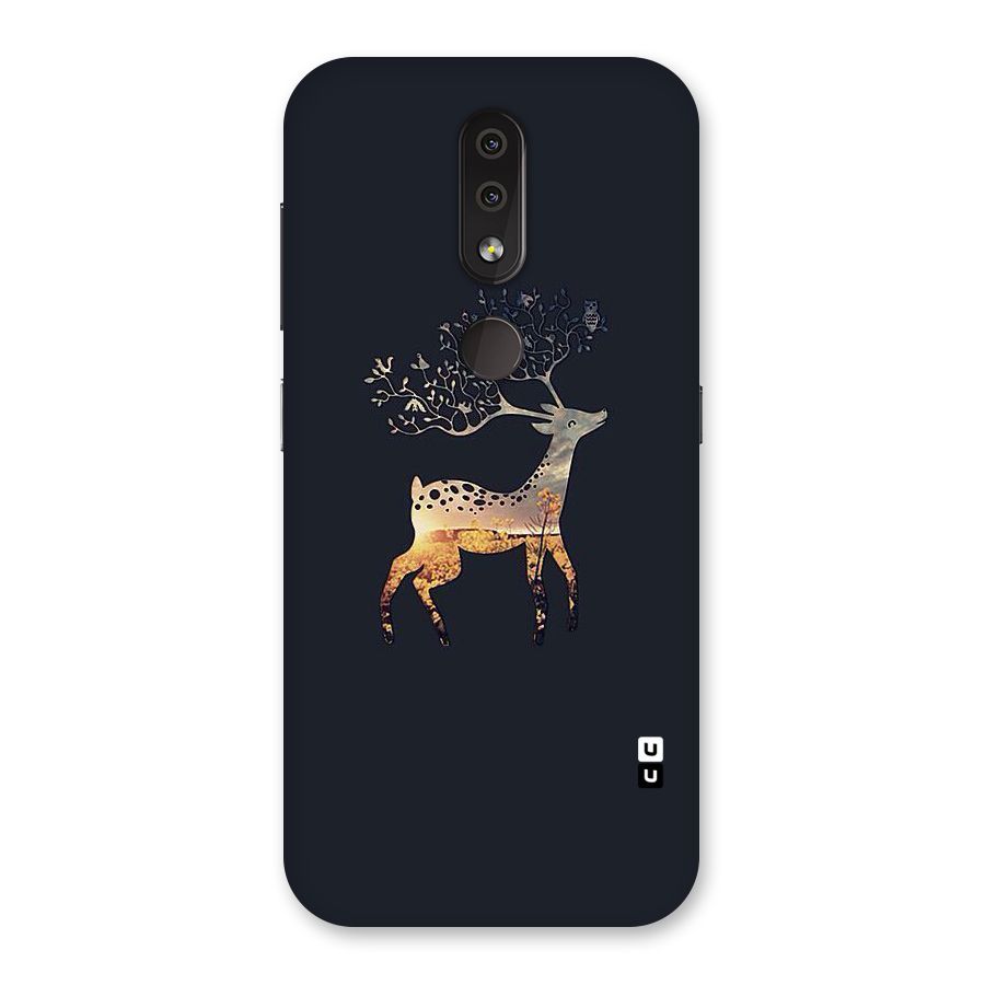 Black Deer Back Case for Nokia 4.2