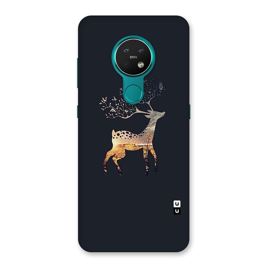 Black Deer Back Case for Nokia 7.2