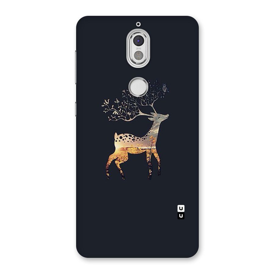 Black Deer Back Case for Nokia 7