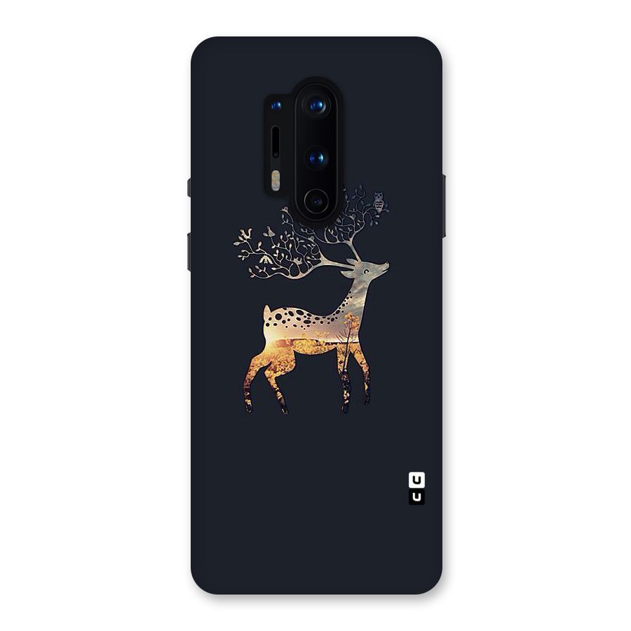 Black Deer Back Case for OnePlus 8 Pro
