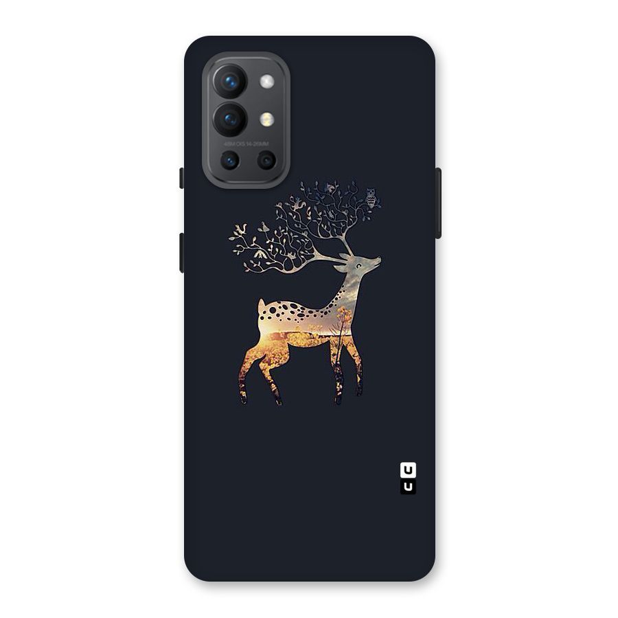 Black Deer Back Case for OnePlus 9R