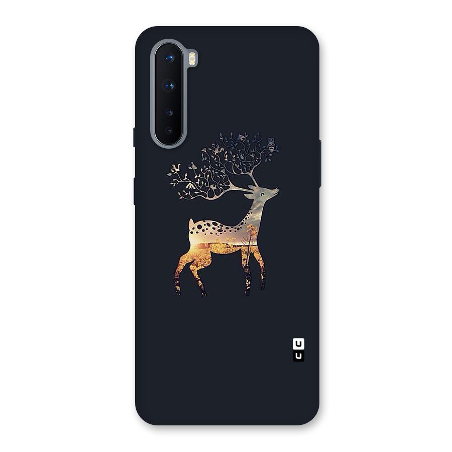 Black Deer Back Case for OnePlus Nord