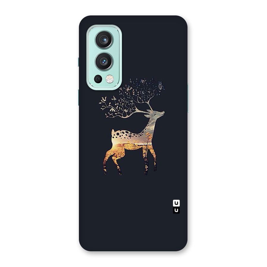 Black Deer Back Case for OnePlus Nord 2 5G