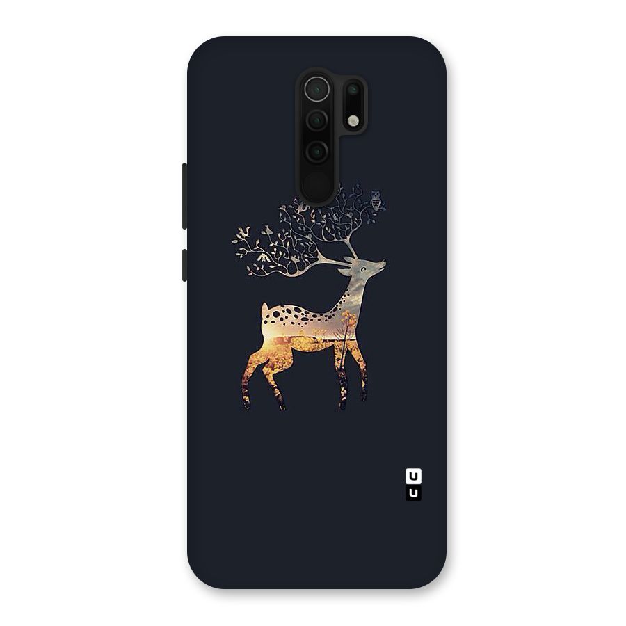 Black Deer Back Case for Poco M2