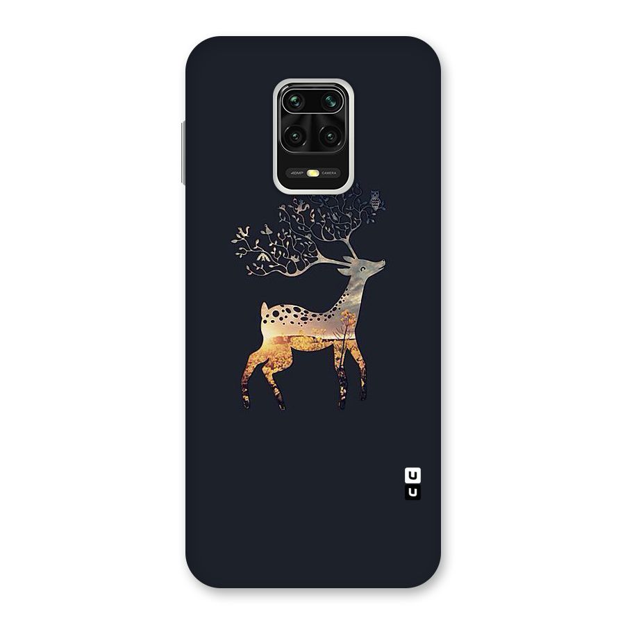 Black Deer Back Case for Poco M2 Pro