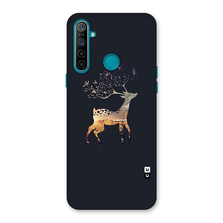 Black Deer Back Case for Realme 5i