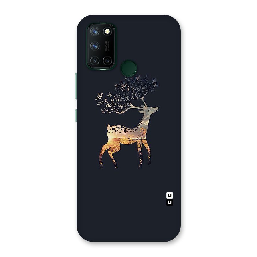 Black Deer Back Case for Realme 7i