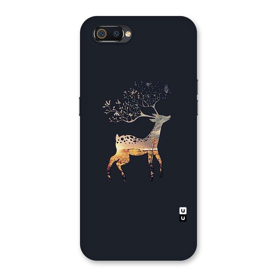 Black Deer Back Case for Realme C2