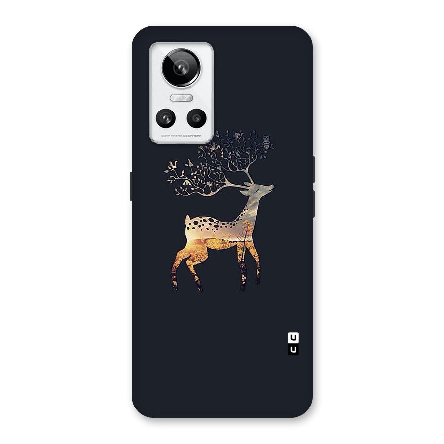 Black Deer Back Case for Realme GT Neo 3