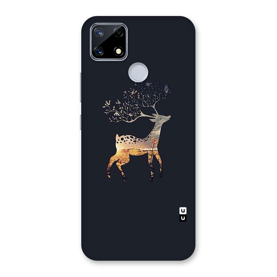 Black Deer Back Case for Realme Narzo 20