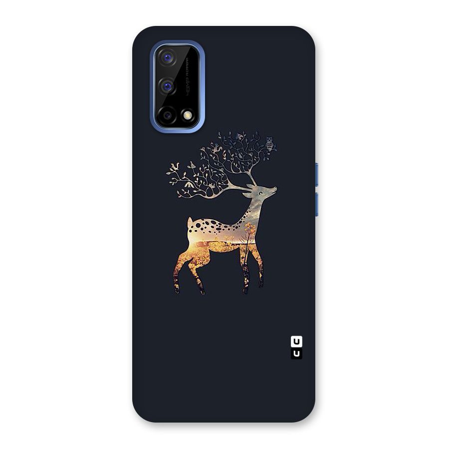 Black Deer Back Case for Realme Narzo 30 Pro