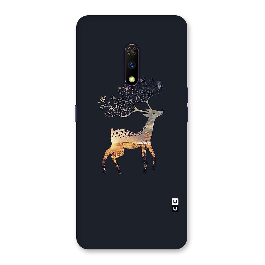 Black Deer Back Case for Realme X