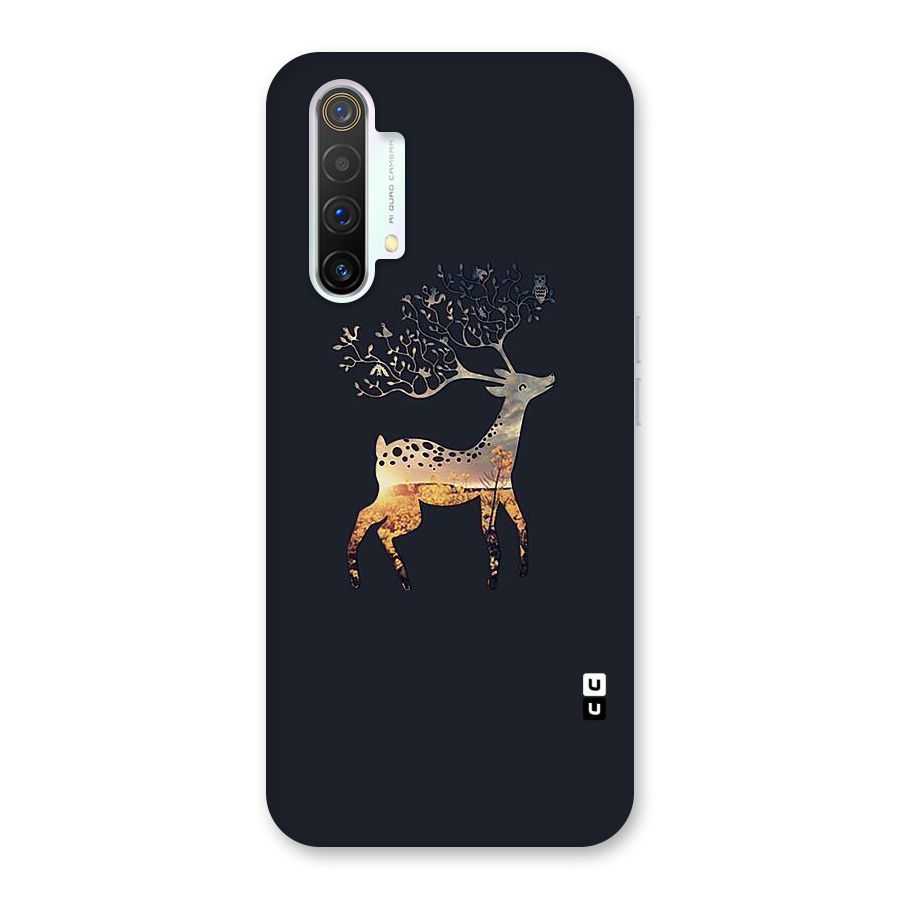 Black Deer Back Case for Realme X3