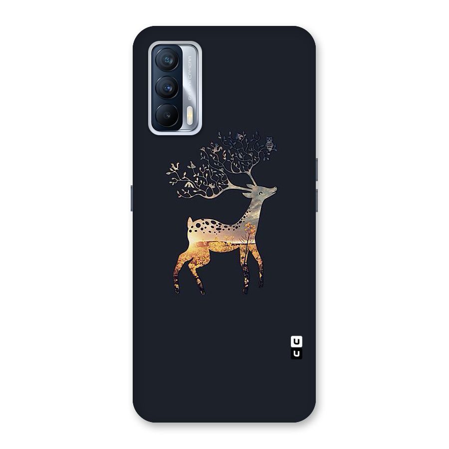 Black Deer Back Case for Realme X7