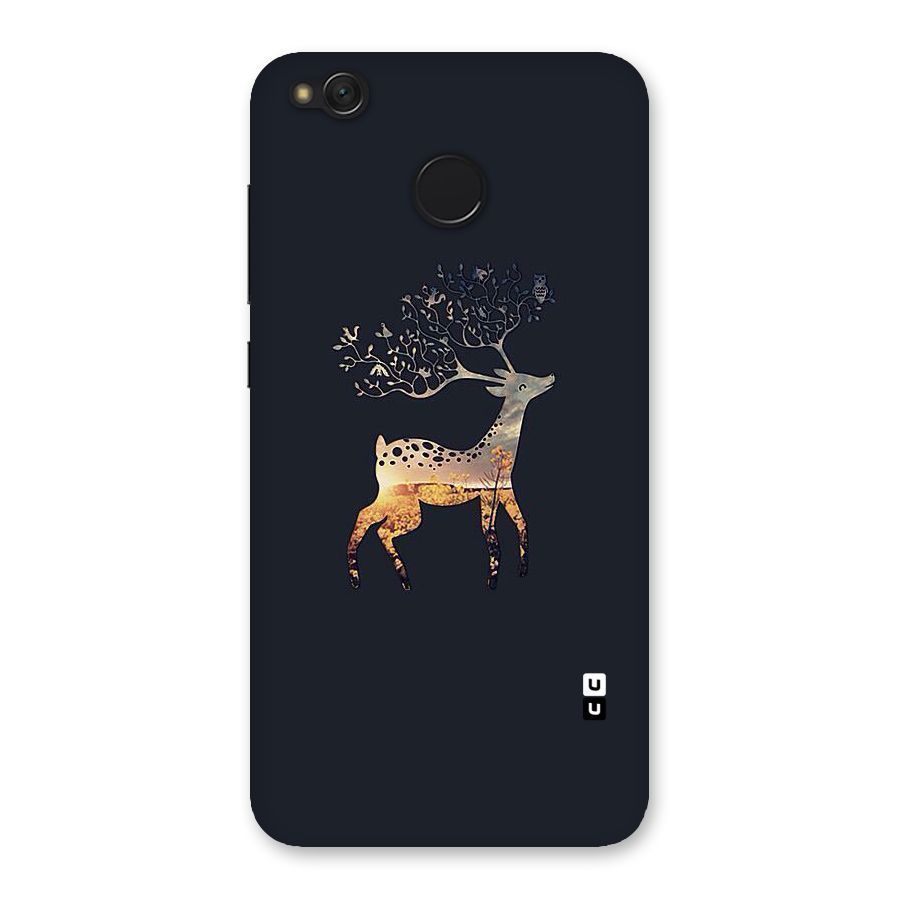 Black Deer Back Case for Redmi 4