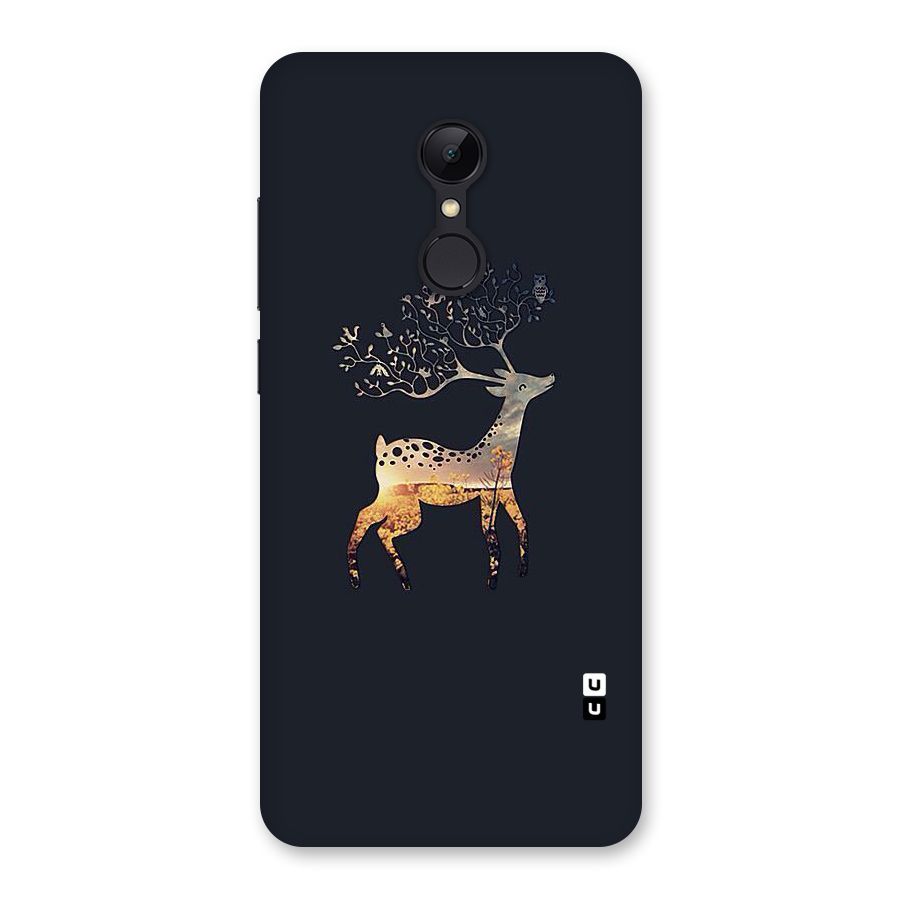 Black Deer Back Case for Redmi 5
