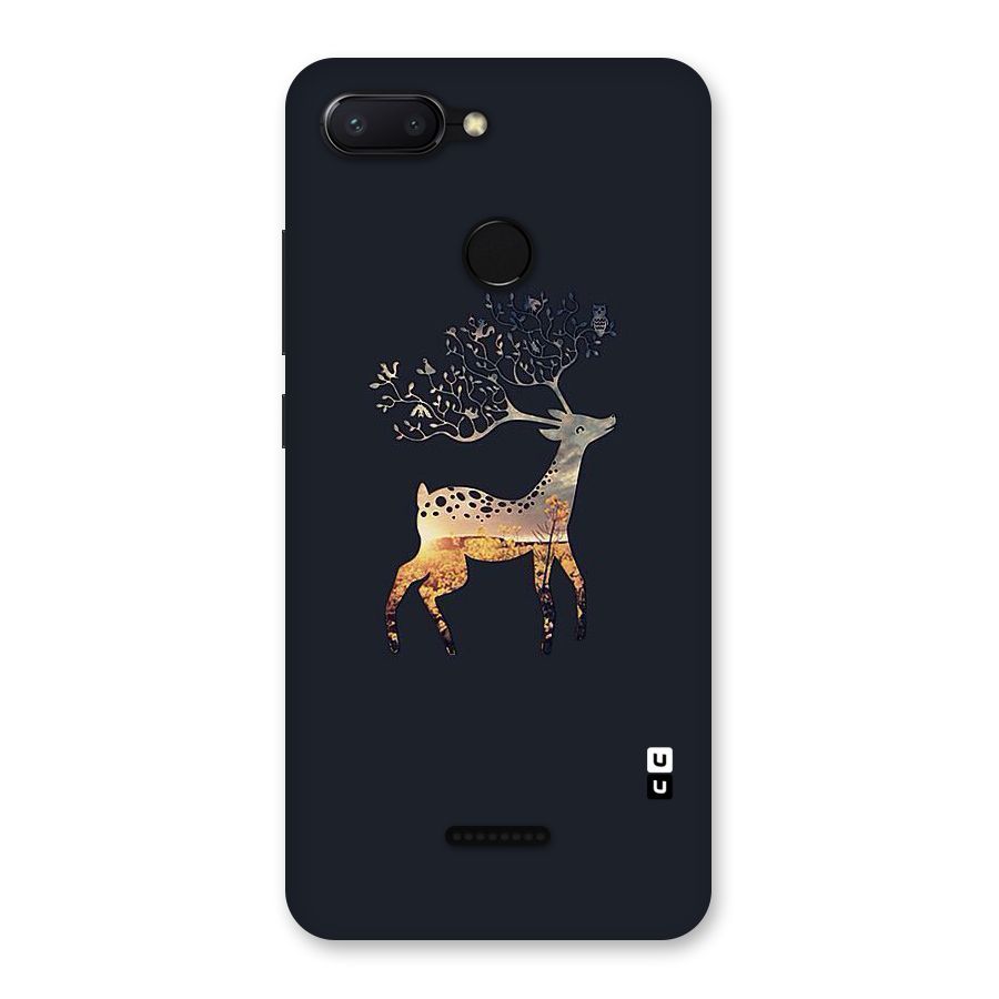 Black Deer Back Case for Redmi 6