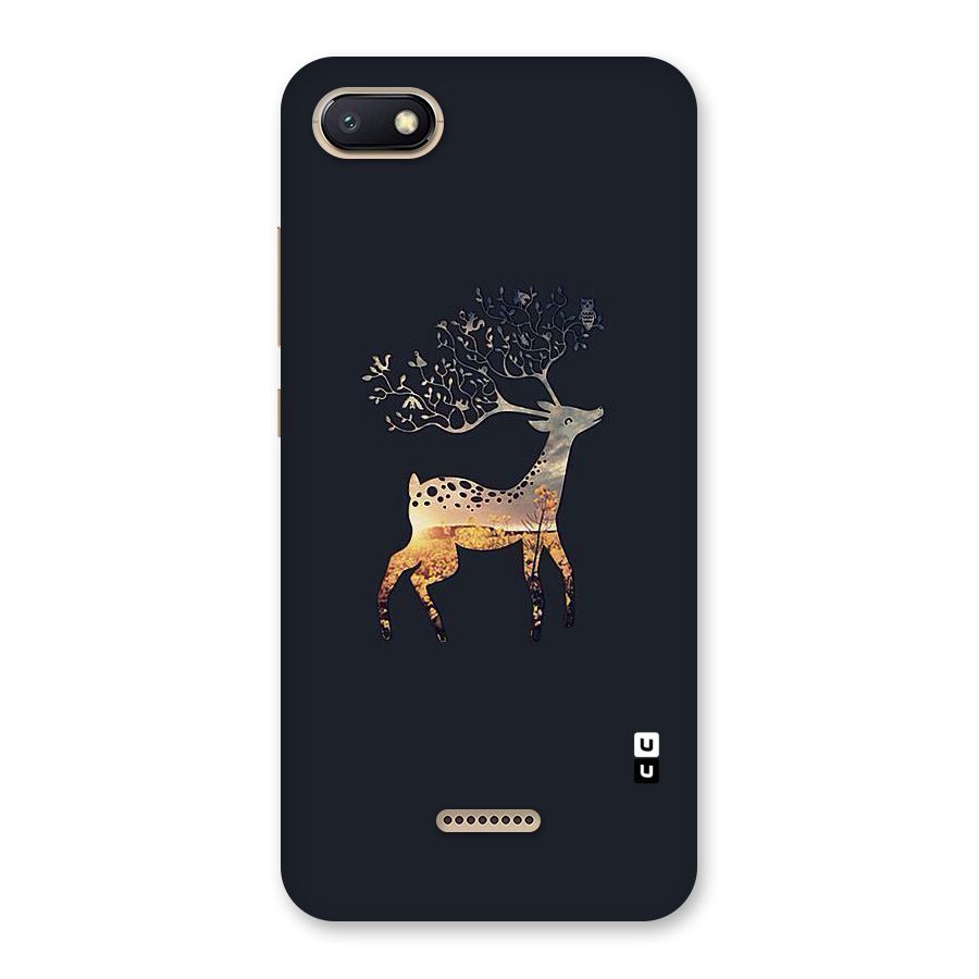 Black Deer Back Case for Redmi 6A