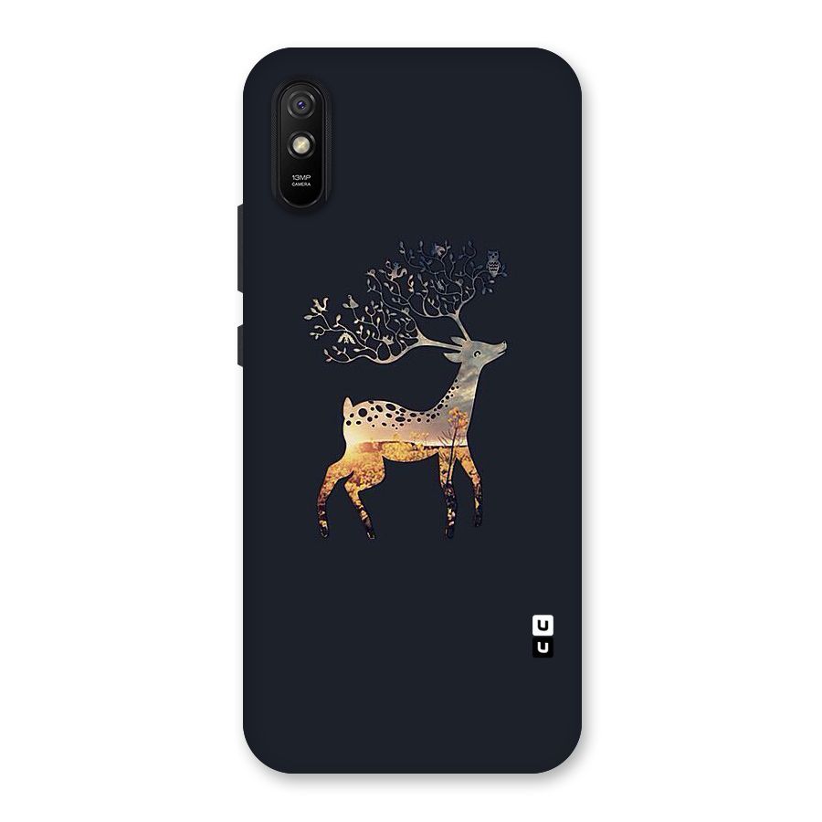 Black Deer Back Case for Redmi 9A
