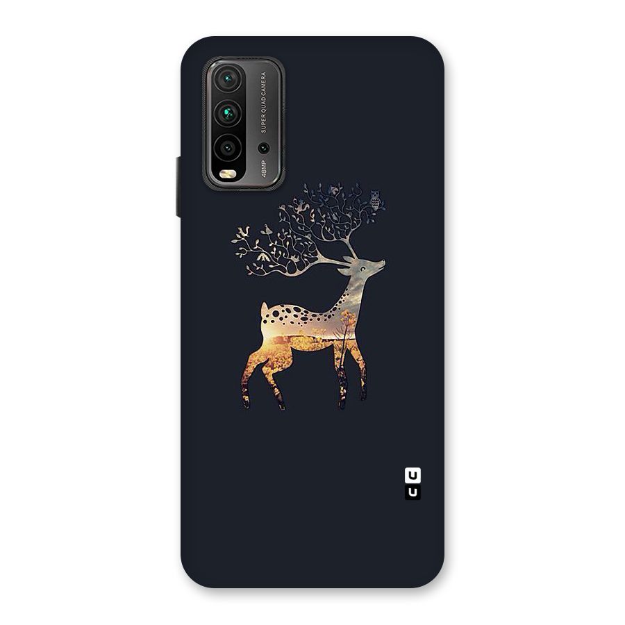 Black Deer Back Case for Redmi 9 Power